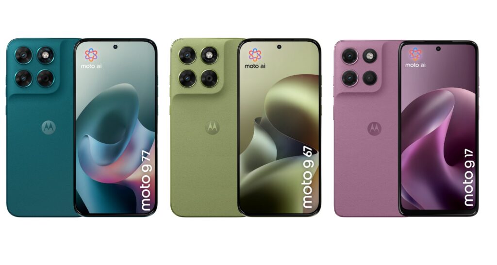 
Motorola G17, G67, and G77 