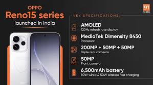 OPPO Reno 15 series launches in India with a total of four phones ...