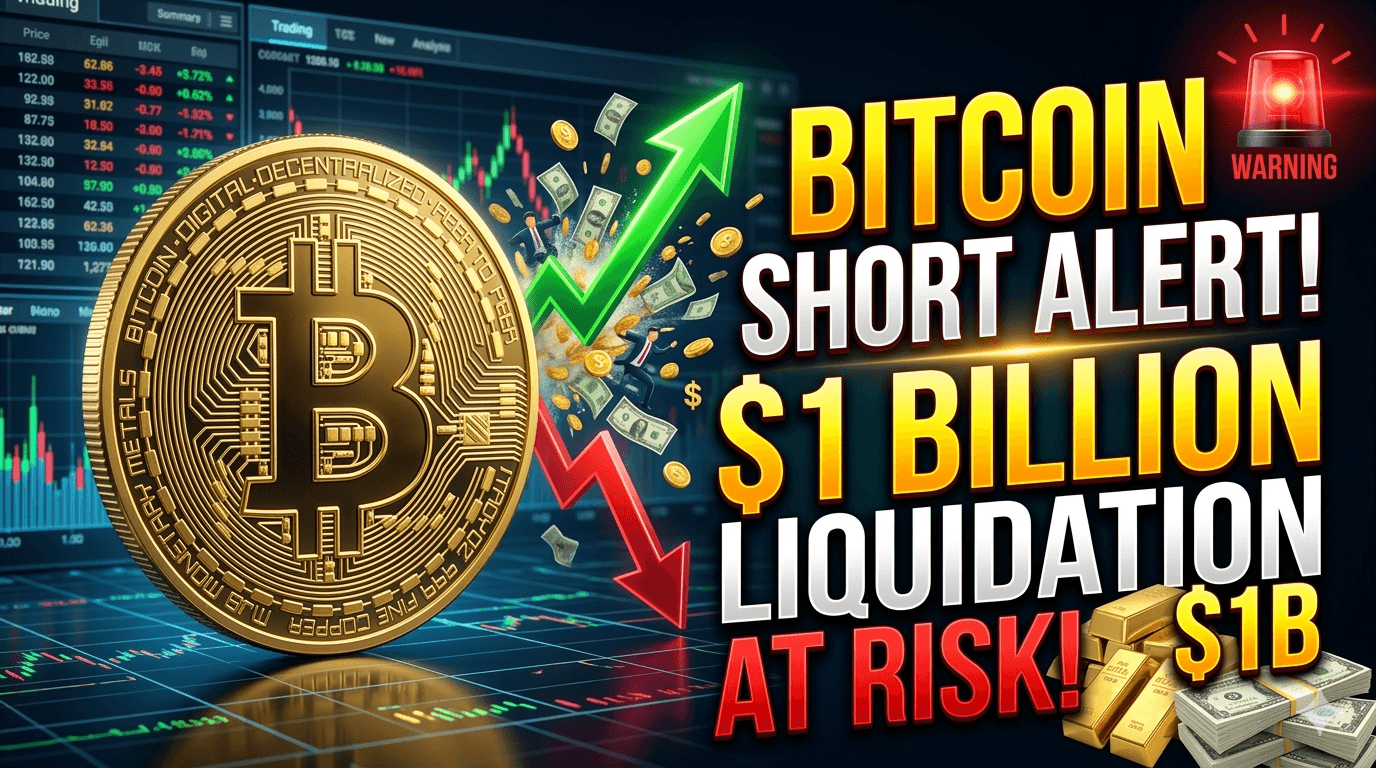 Bitcoin Short Liquidation Alert: $1 Billion at Risk
