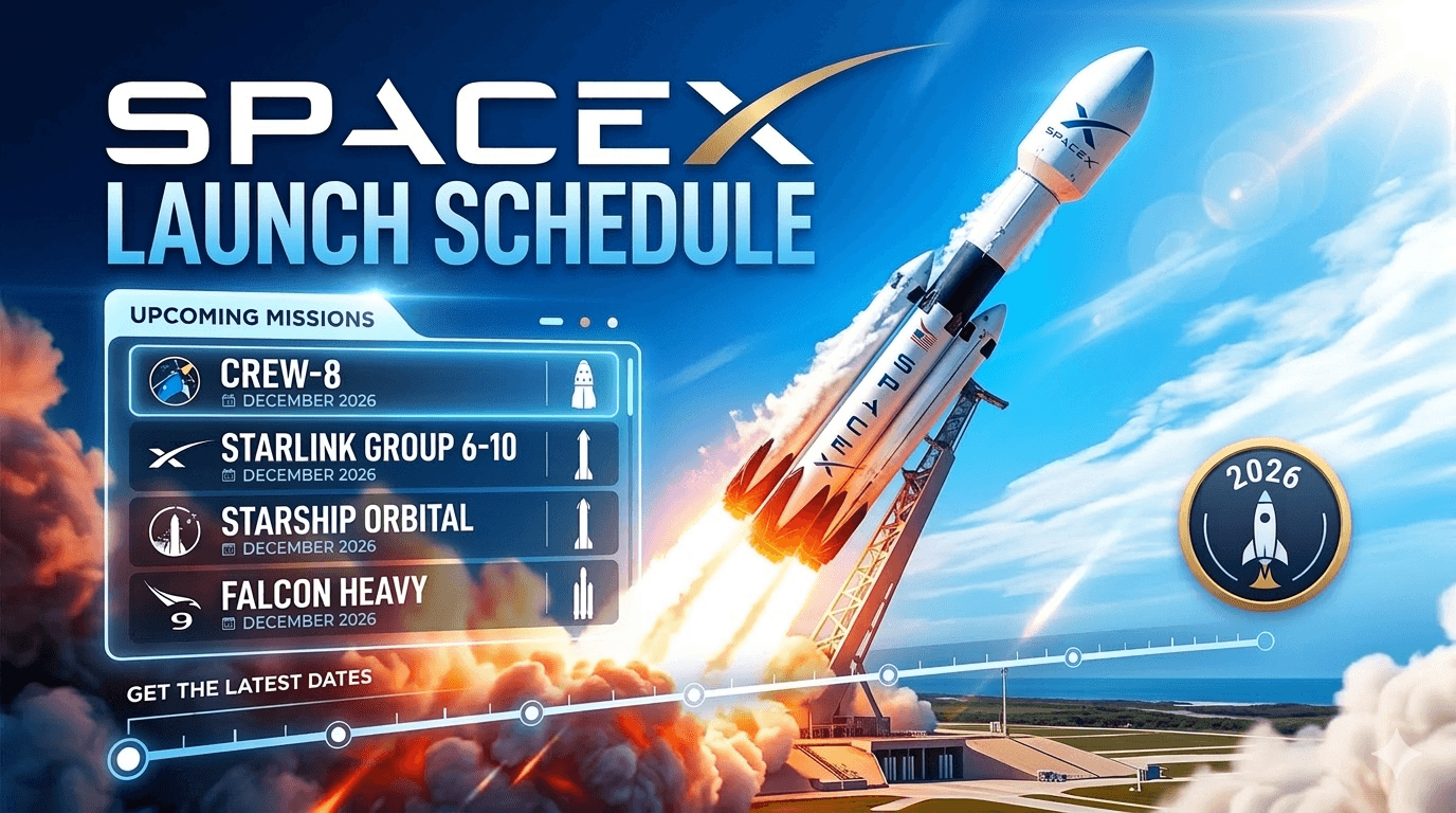 SpaceX Launch Schedule March 2026