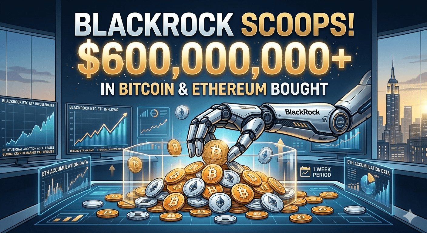 BlackRock scoops $600M in Bitcoin & Ethereum
