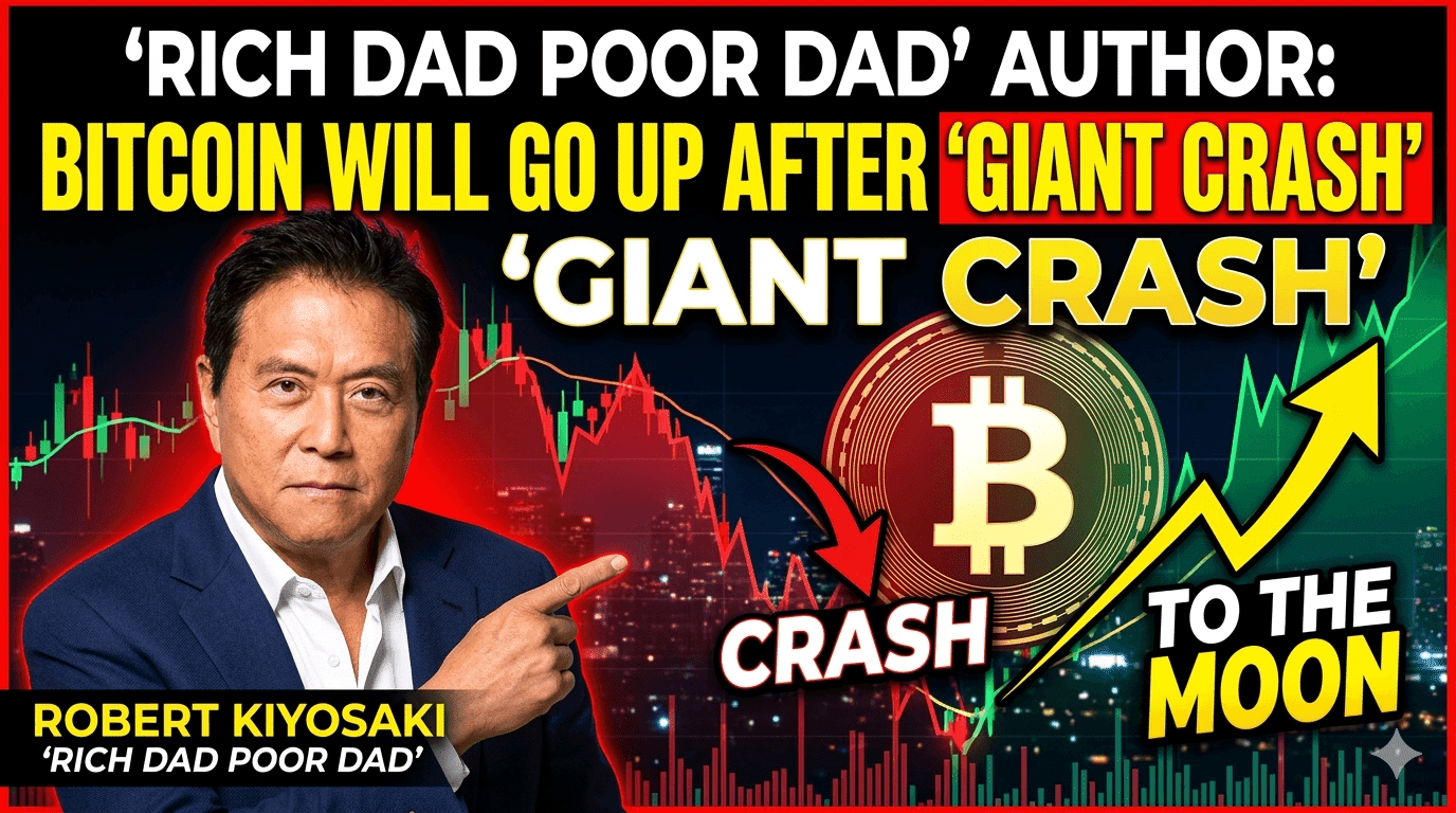 Rich Dad Author: Bitcoin to Surge After 'Giant Crash'