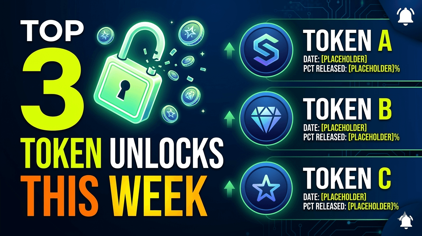 Top 3 Crypto Token Unlocks to Watch This Week