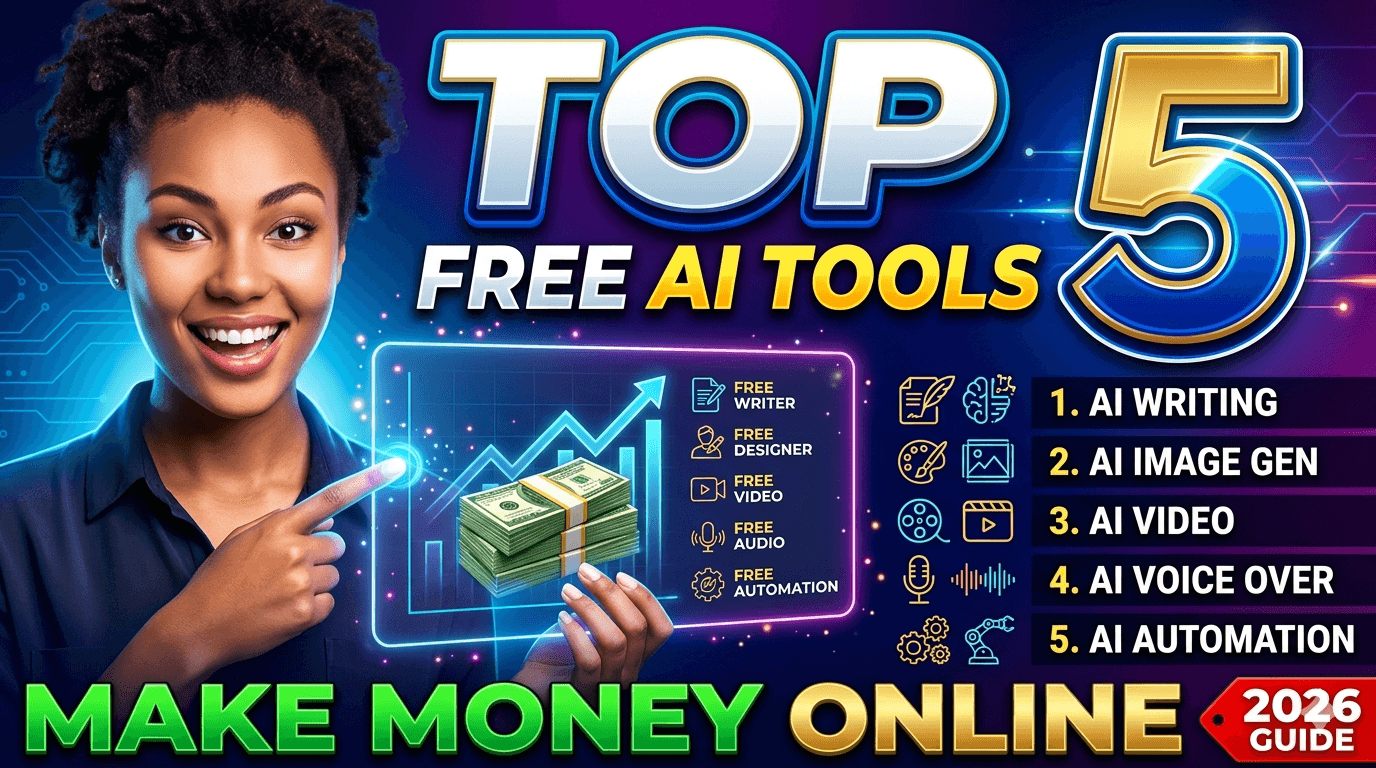 Top 5 Free AI Tools to Make Money Online in 2026