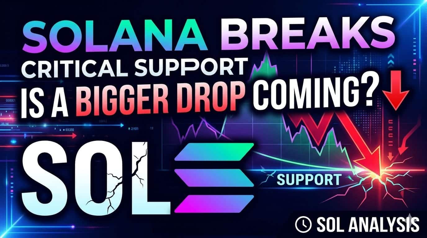 Solana Breaks Critical Support—Is a Bigger Drop Coming for SOL