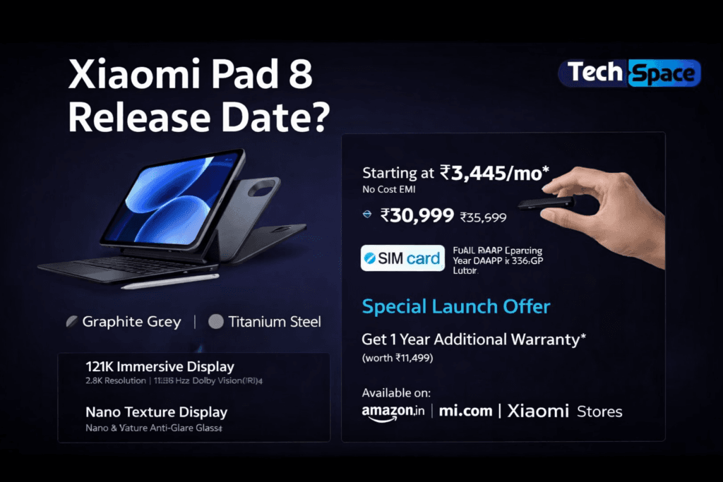 Xiaomi Pad 8 Release Date?