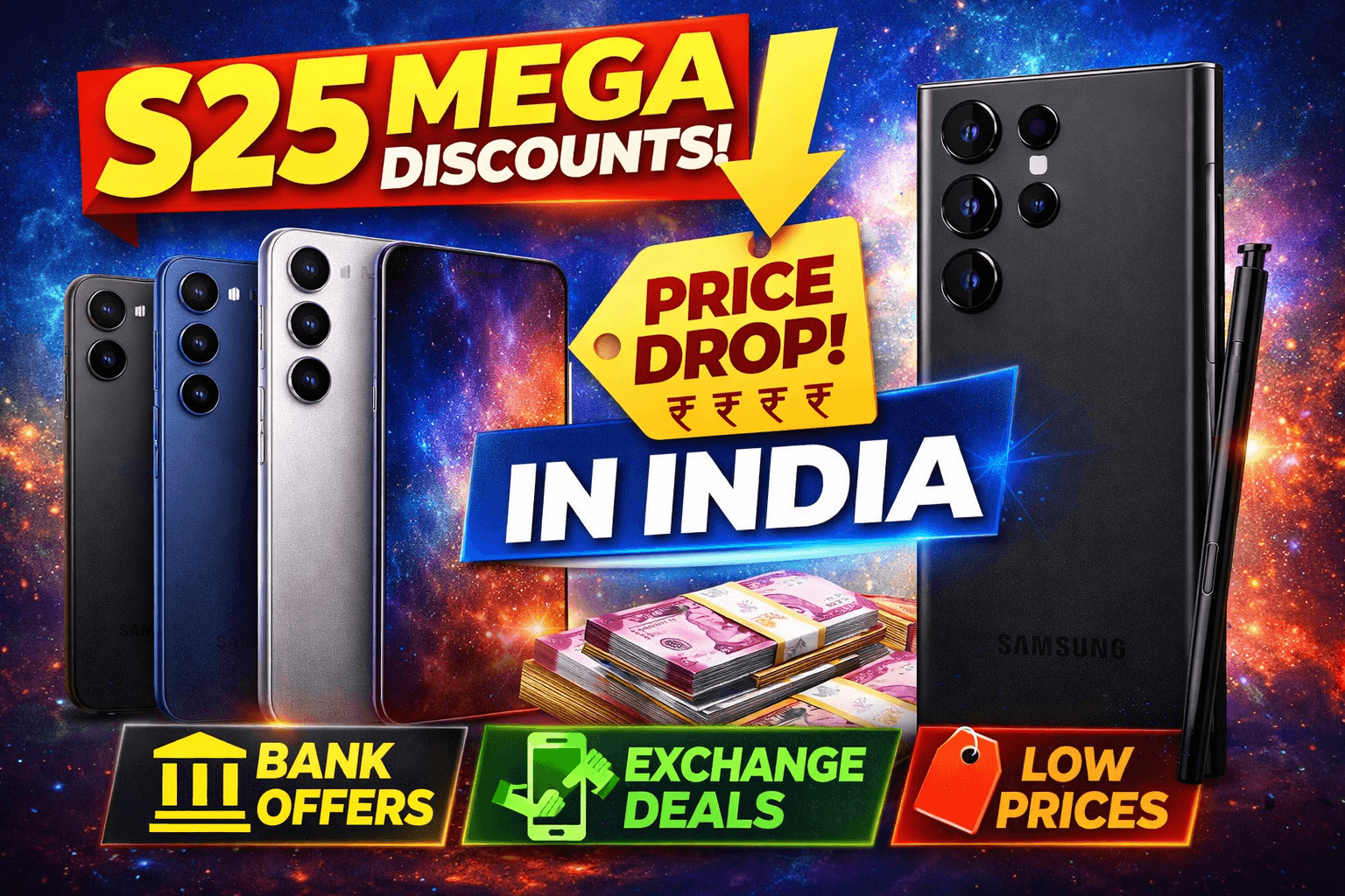 Samsung Galaxy S25 Series Discounts in India