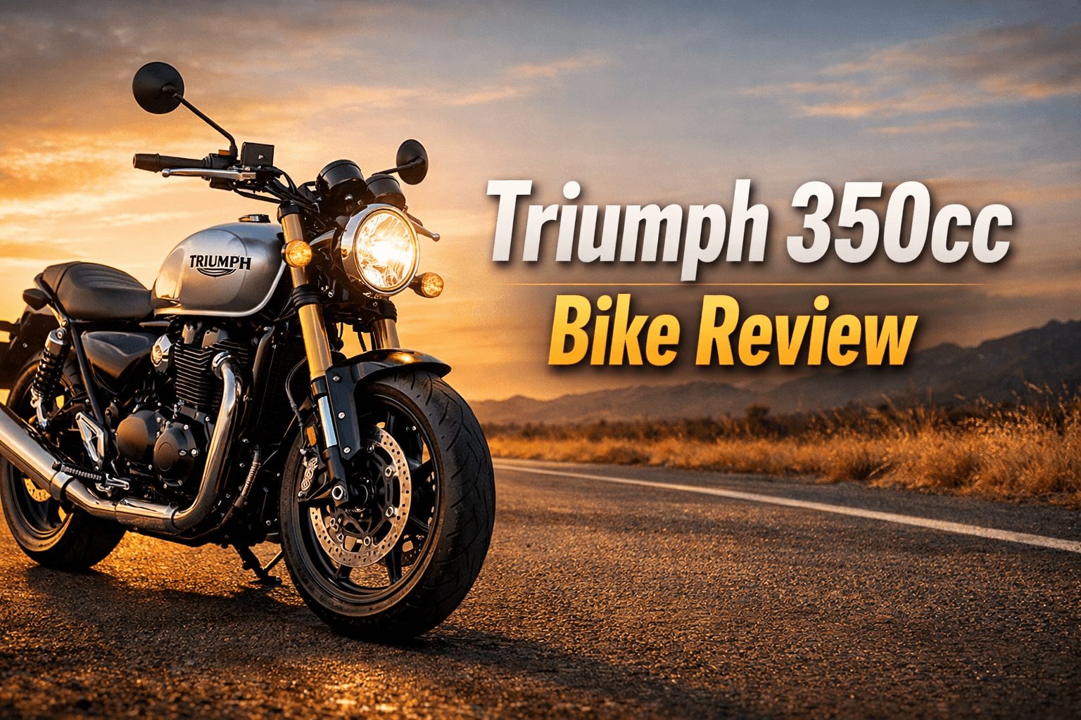 Triumph 350cc Bike Review & Information