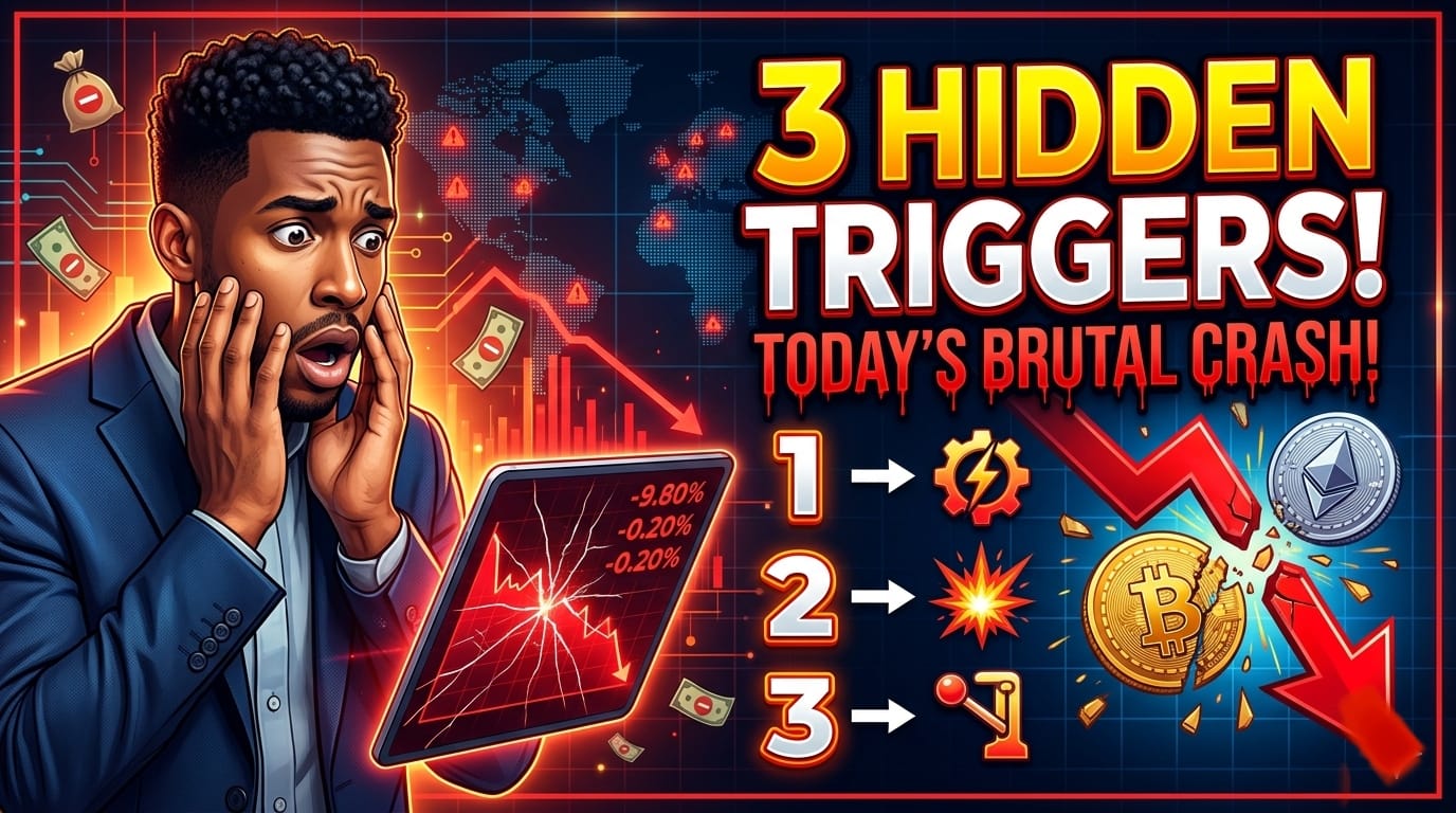 3 Hidden Triggers Behind Today's Brutal Crypto Crash