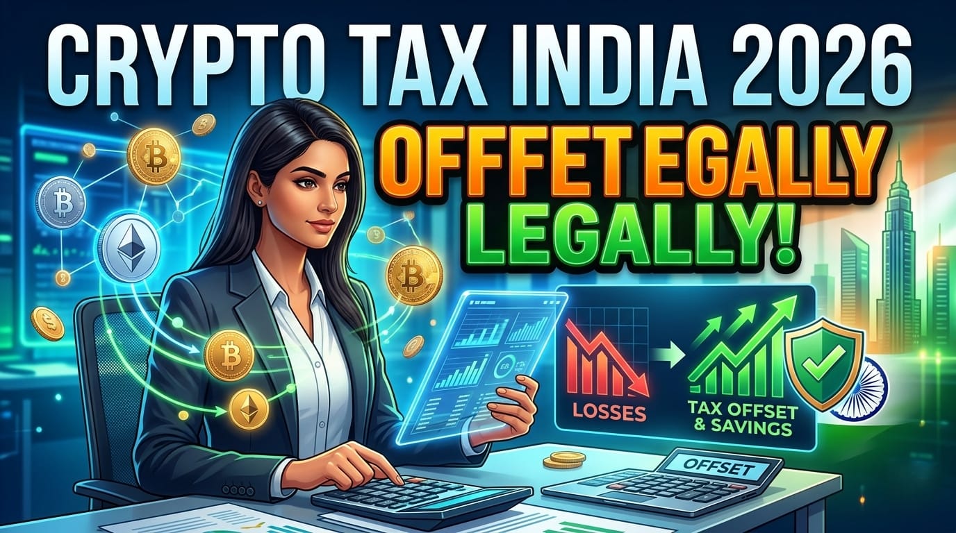 Crypto Tax India 2026: Offset Losses Legally