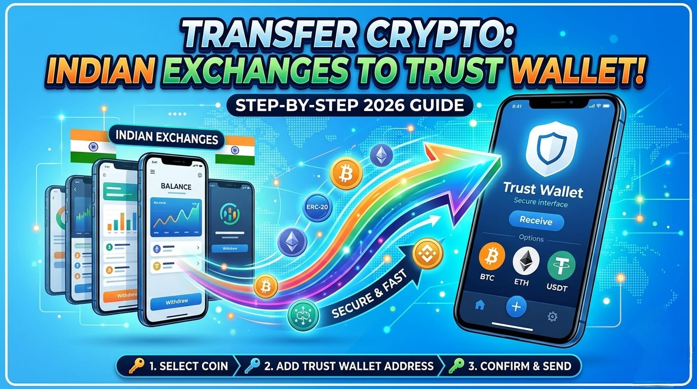 How to Transfer Crypto from Indian Exchanges to Trust Wallet