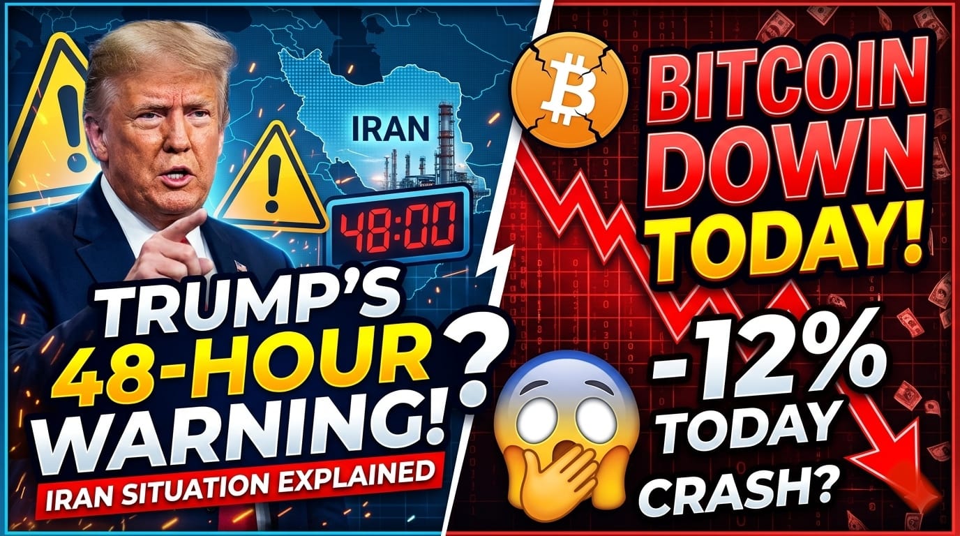 Why is Bitcoin Down Today? Trump’s 48-Hour Iran Warning Explained