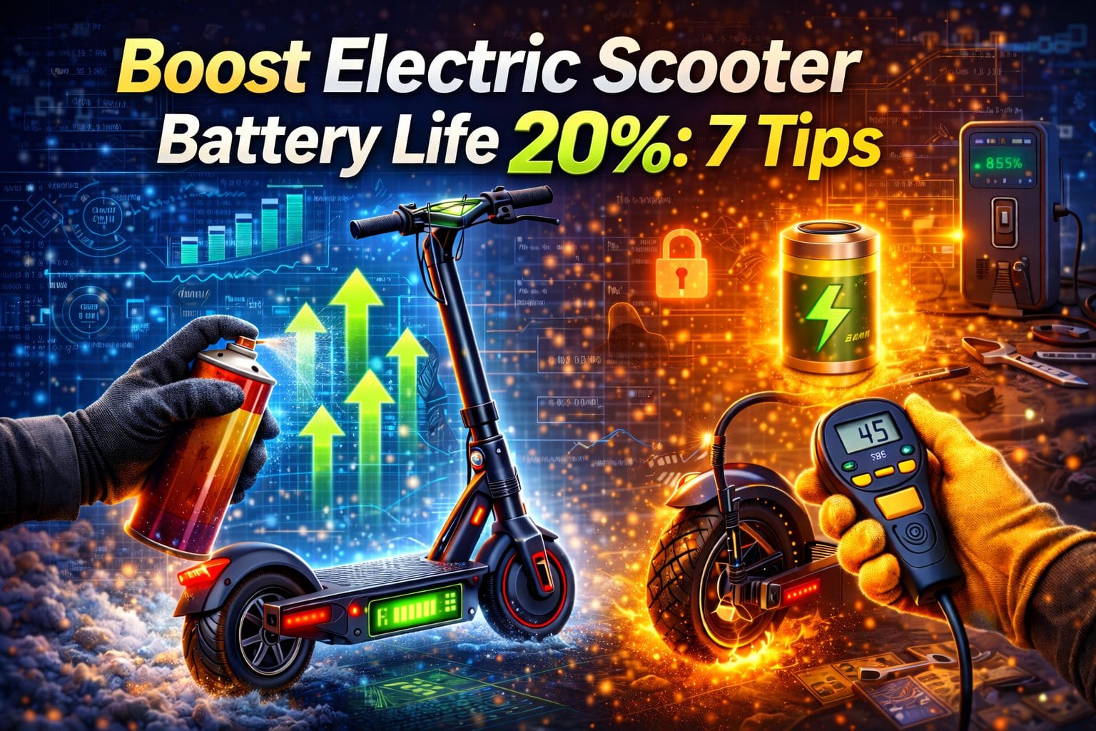Boost Electric Scooter Battery Life 20%: 7 Tips