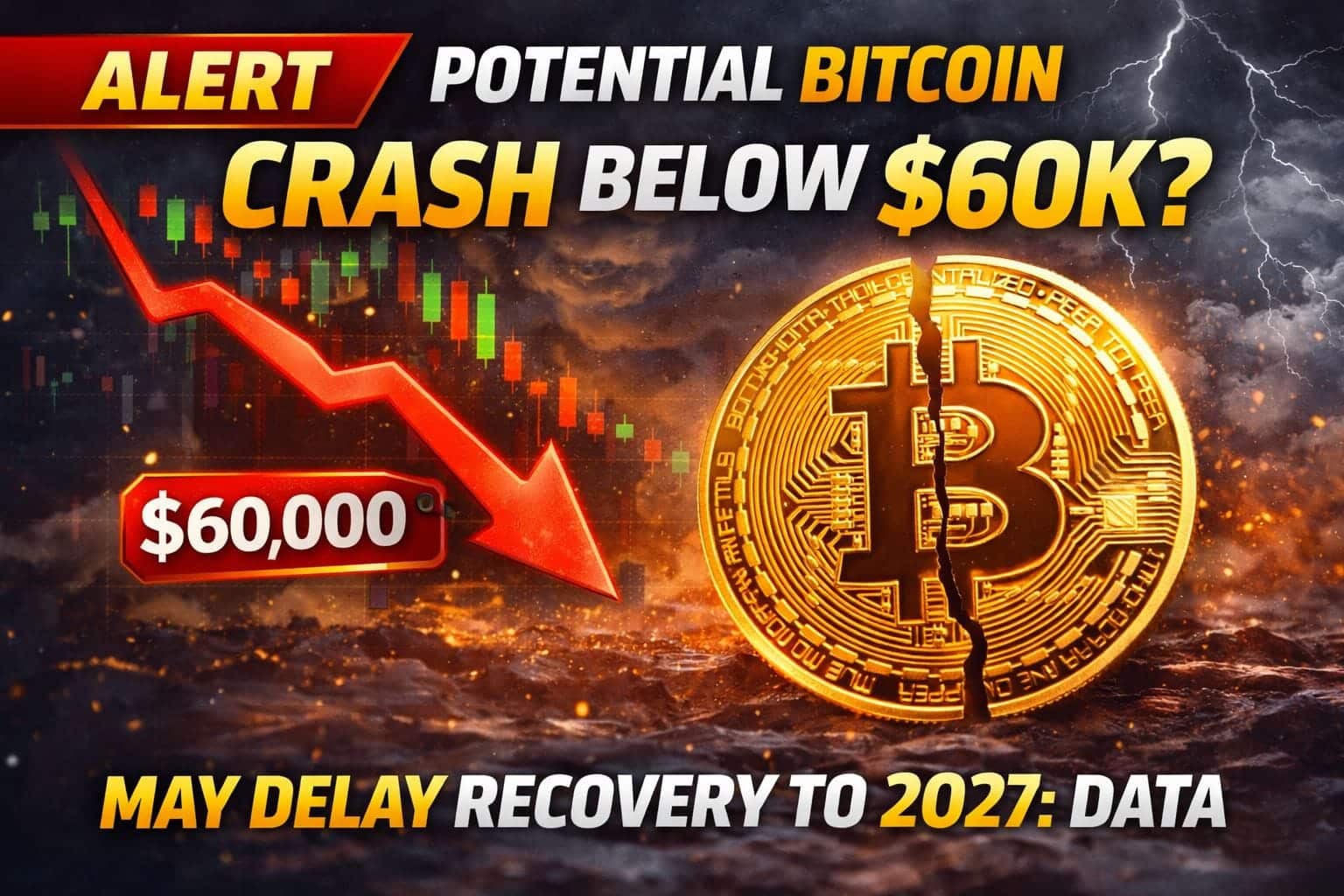 Potential Bitcoin crash below $60K may delay recovery to 2027