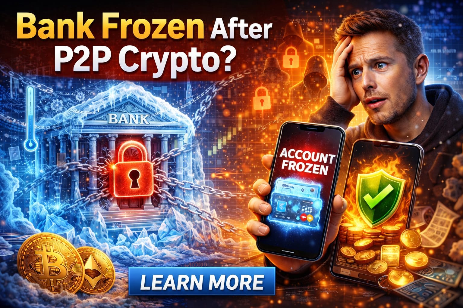 Bank Frozen After P2P Crypto? Complete Unfreeze Guide 2026