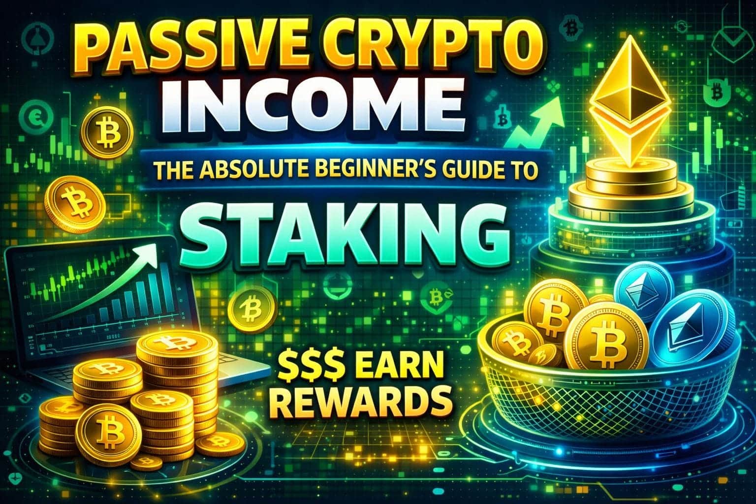 Passive Crypto Income: The Absolute Beginner’s Guide to Staking