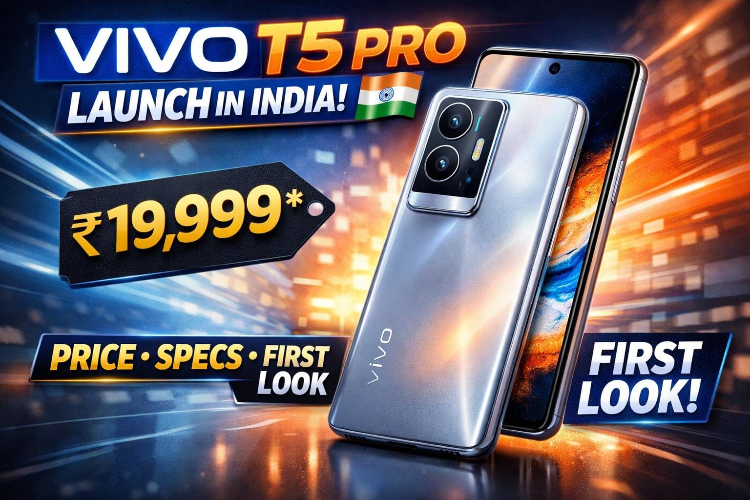 Vivo T5 Pro Launch in India: Price, Specifications & First Look