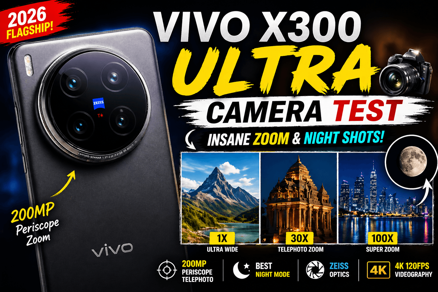 Vivo X300 Ultra Camera Test (2026) – Insane Zoom & Night Shots