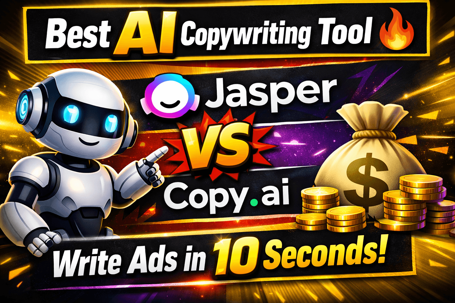 What is the best AI writing tool for marketing copy creation?