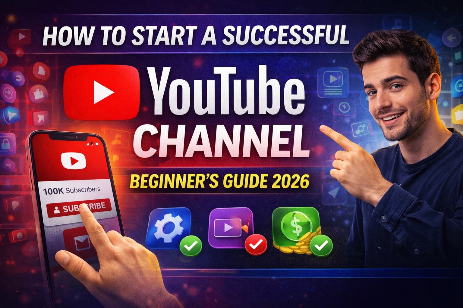 How to Start a Successful YouTube Channel Beginner's Guide 2026