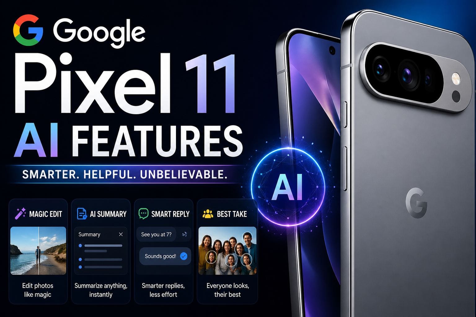 Google Pixel 11 AI latest features