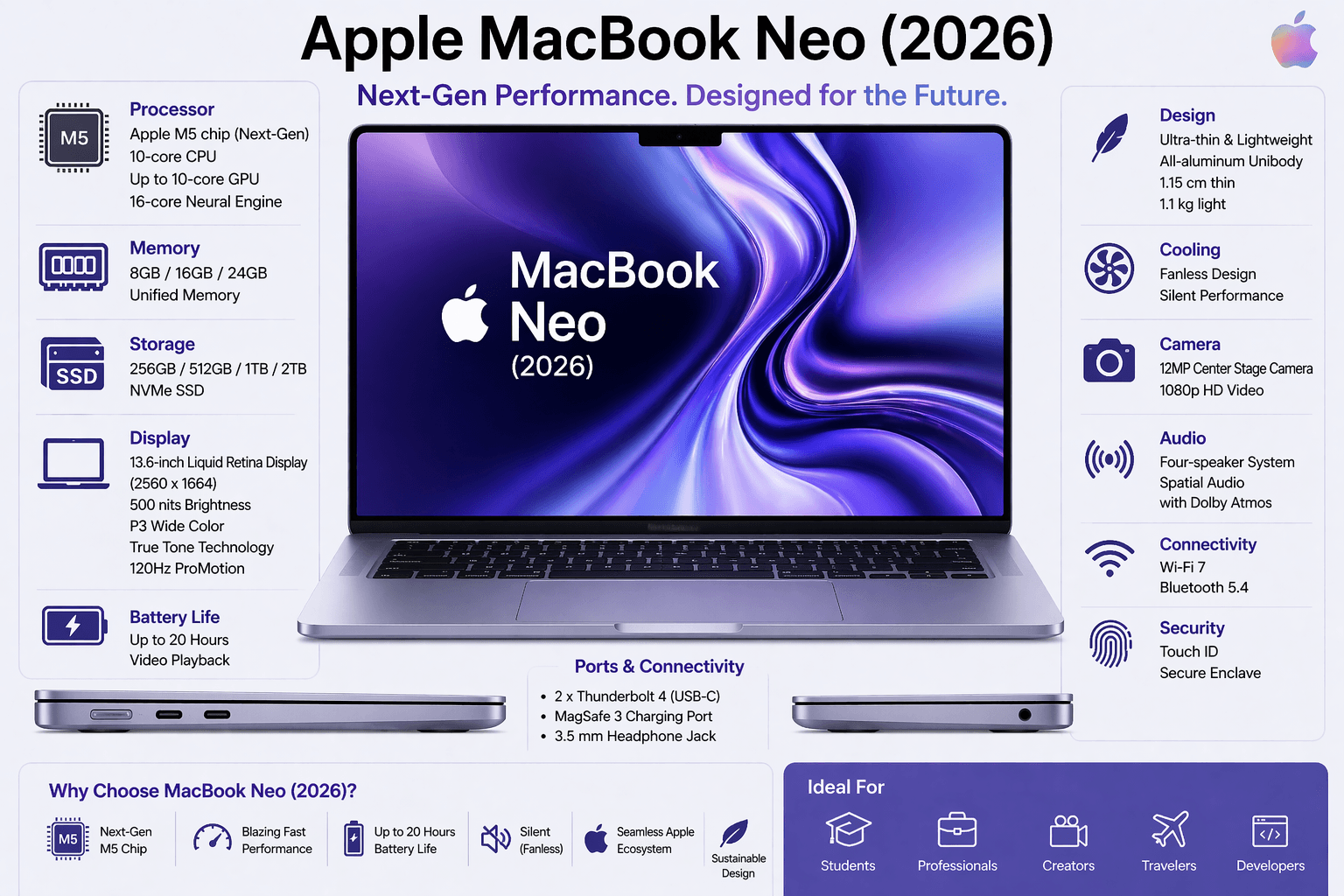Apple MacBook Neo - ultra affordable MacBook for students