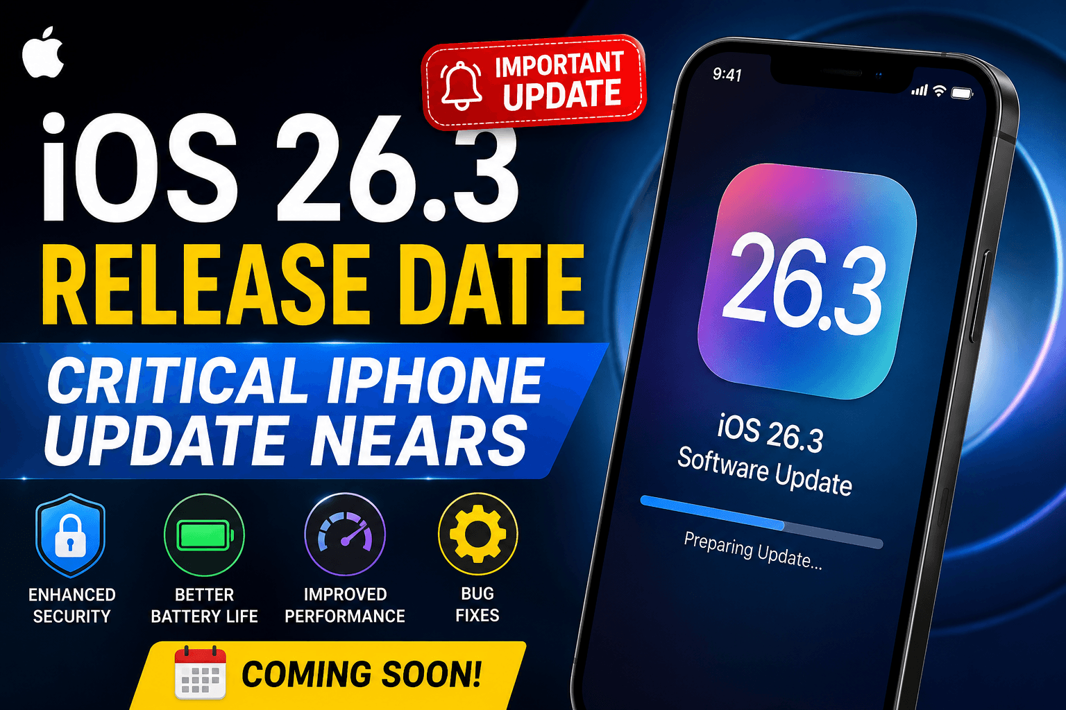 Apple iOS 26.3 Release Date: Critical iPhone Update Nears