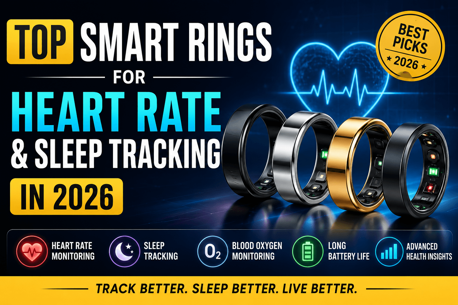 Top Smart Rings for Heart Rate and Sleep Tracking in 2026