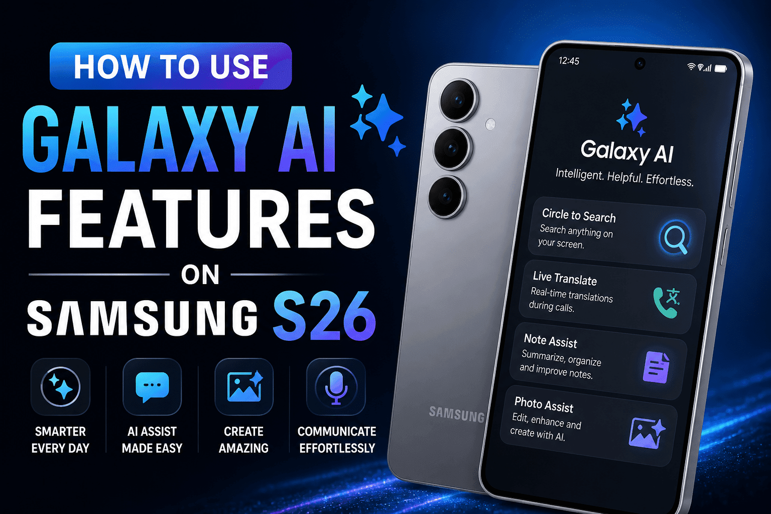 How to Use Galaxy AI Features on Samsung S26