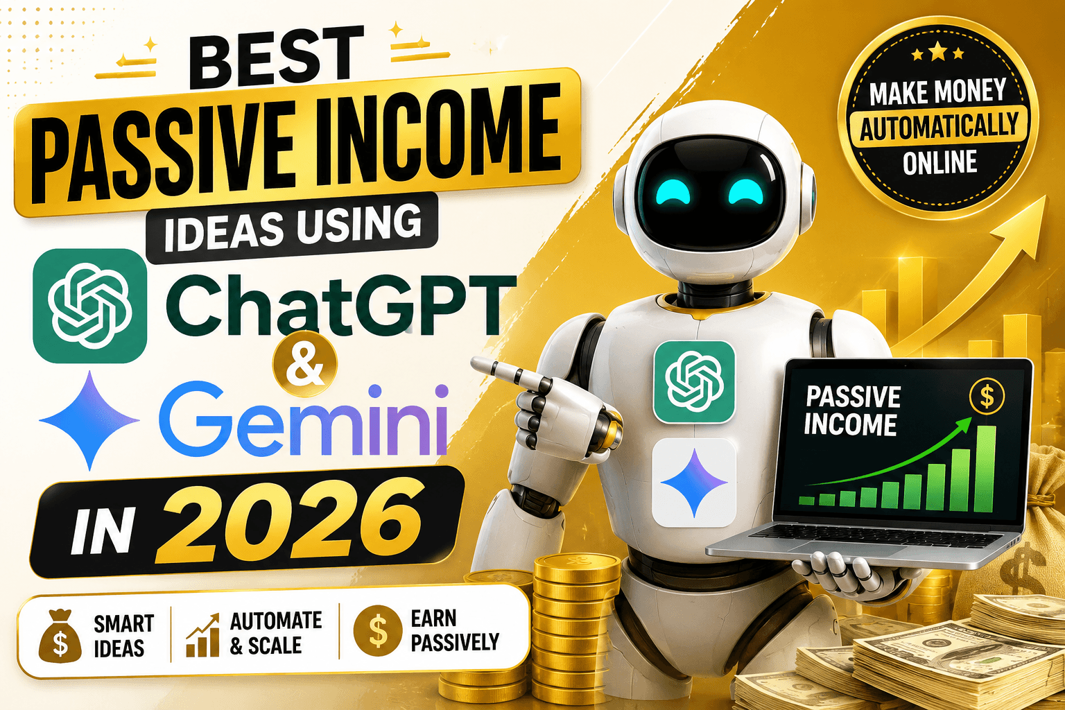 Best Passive Income Ideas Using ChatGPT and Gemini in 2026