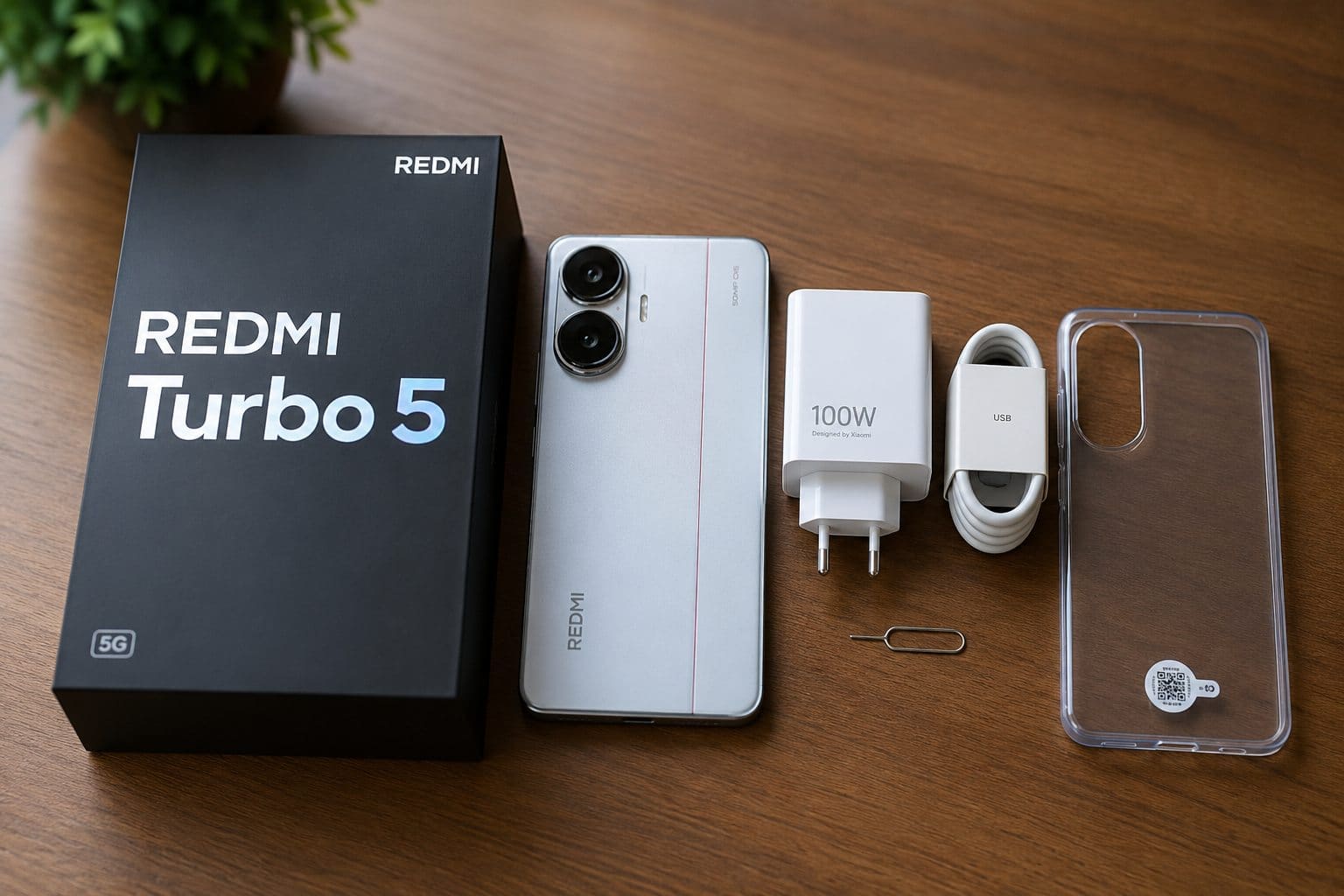 Redmi Turbo 5 Review showcasing the smartphone's design, display, camera, battery, and performance features.